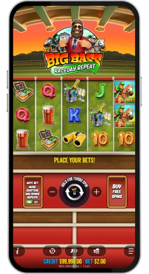 Main Reels View with Betting Controls